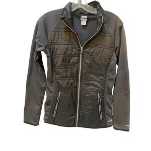 CHAMPION DUO DRY WOMENS FULL ZIP ACTIVEWEAR JACKET SIZE M Black